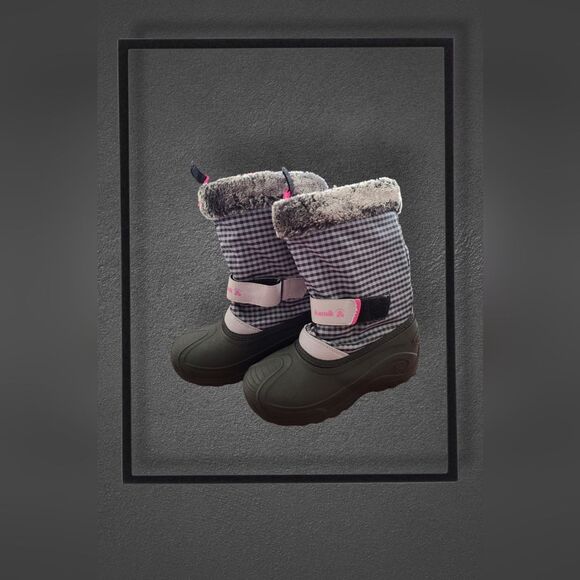 EUC Kamik Girl's Mini 2 Snow Boot (Little Kid/Big Kid) Size 3 - Picture 1 of 9